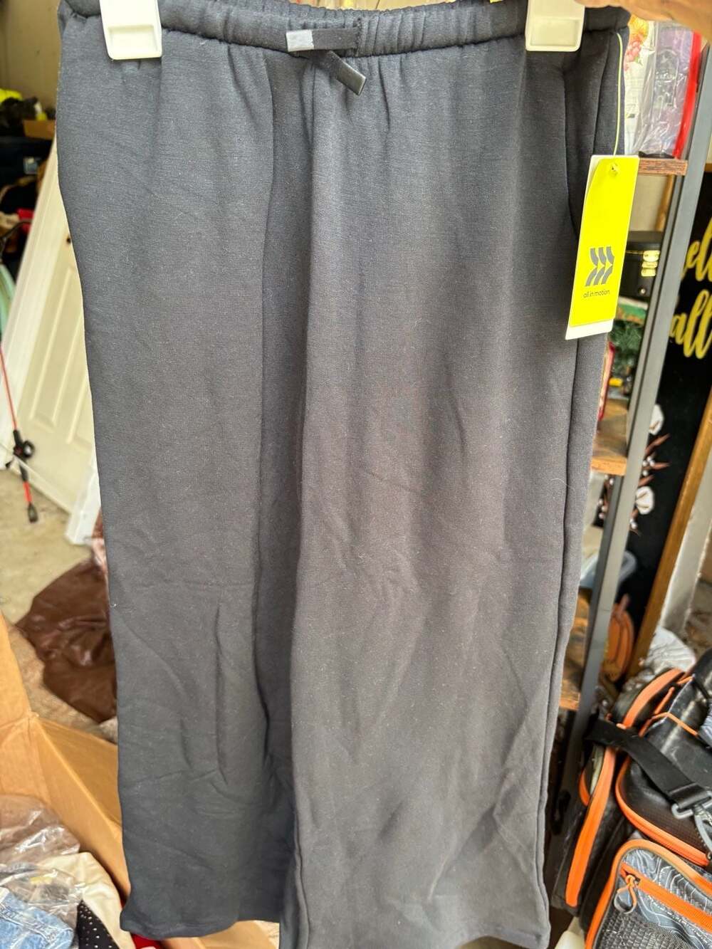 All in Motion Wide Leg Pant Size S (6/7) Black